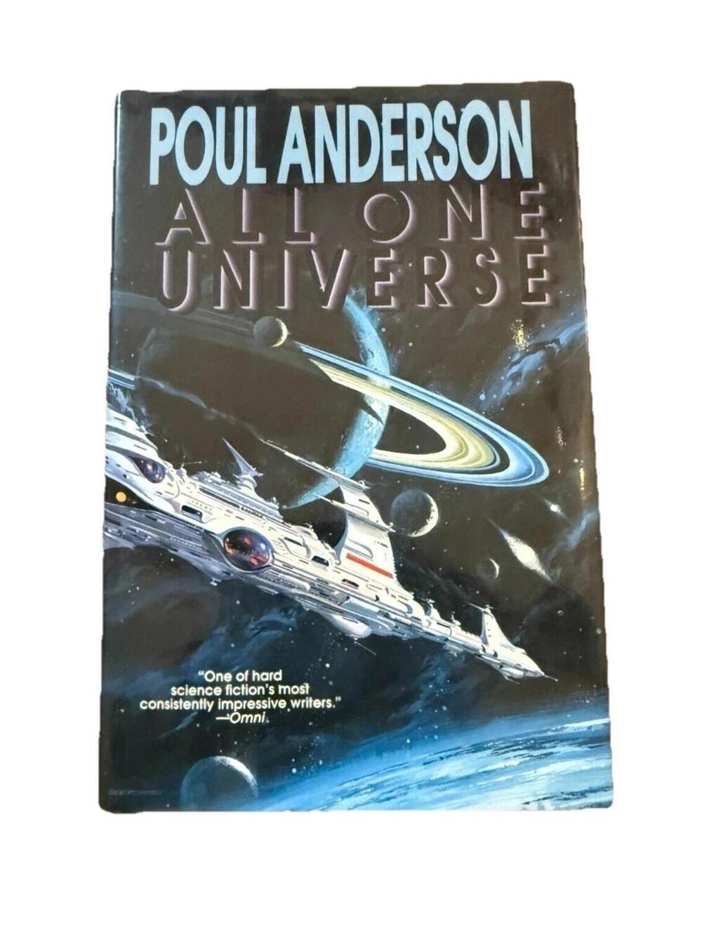 VTG All One Universe Poul Anderson 1stEdition Hardcover Science Fiction Book TOR